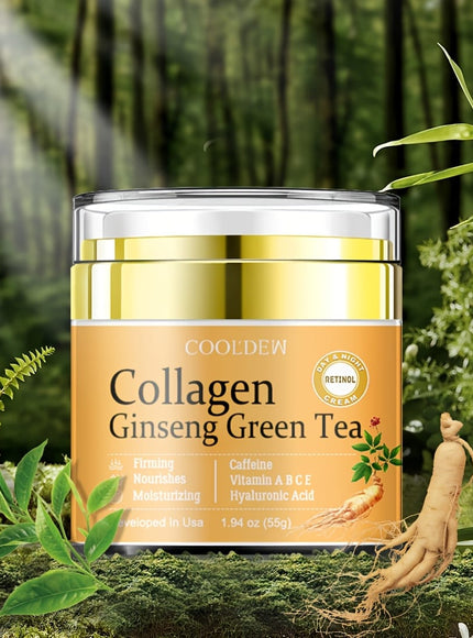 KissICON 55g KissIcon Ginseng Green Tea Collagen Face Cream -