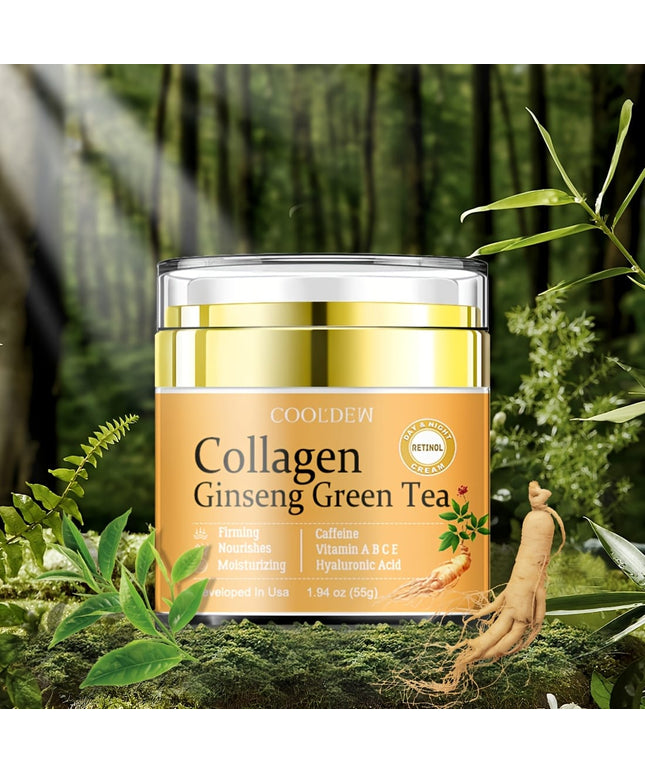 KissICON 55g KissIcon Ginseng Green Tea Collagen Face Cream -