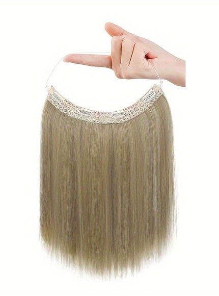 KissIcon 12in Invisible Wire Hair Extensions - Secure