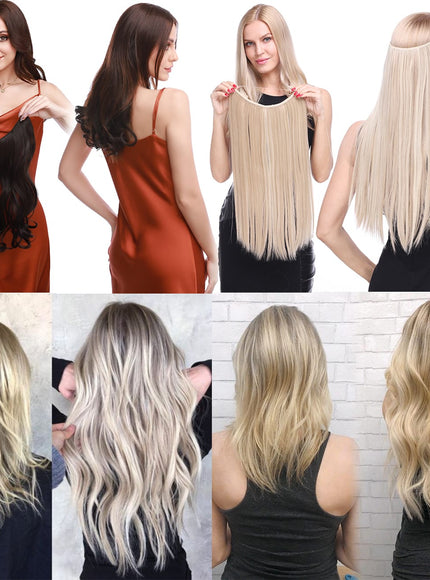 Kissicon Hair Extensions Hidden Wire Secure