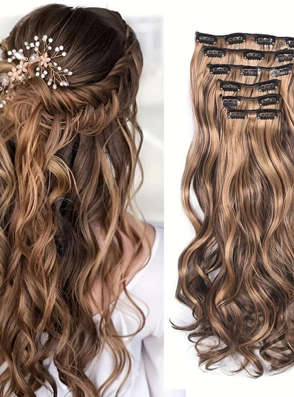 Kissicon Heat Resistant Clip In Hair