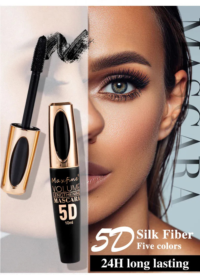 KissICON 5D Silk Mascara Big Eyes Long Lasting Waterproof