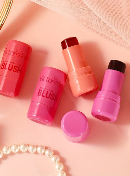 jkthpu-45 5g*4pcs 💋 VICTRIAKEY 4 Shades Jelly Blush Lip Duo