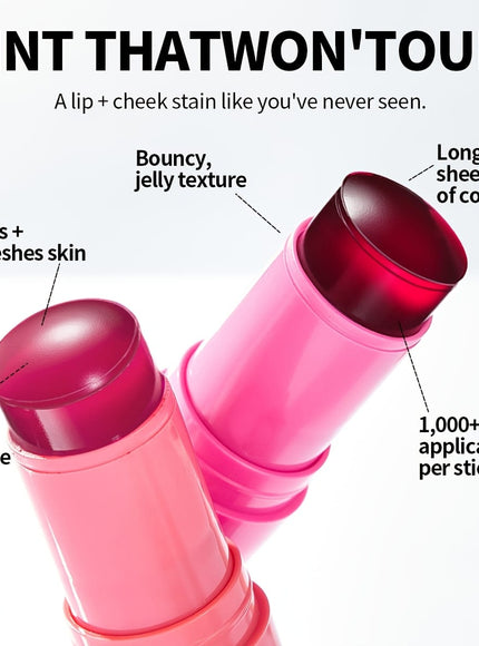 jkthpu-45 5g*4pcs 💋 VICTRIAKEY 4 Shades Jelly Blush Lip Duo