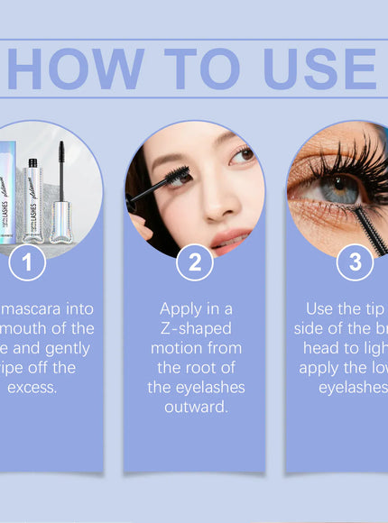 KissICON 5g 💋 Gentle Black Mascara - Lasting Curl And