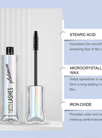 KissICON 5g 💋 Gentle Black Mascara - Lasting Curl And