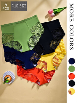 KissICON 5pack Lace Trim Full Coverage Thin