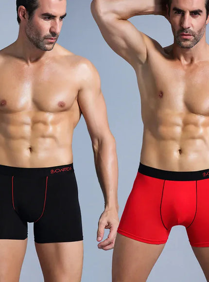 KissICON 5Pack Sexy Cotton Mens Boxer Briefs Underwear Set