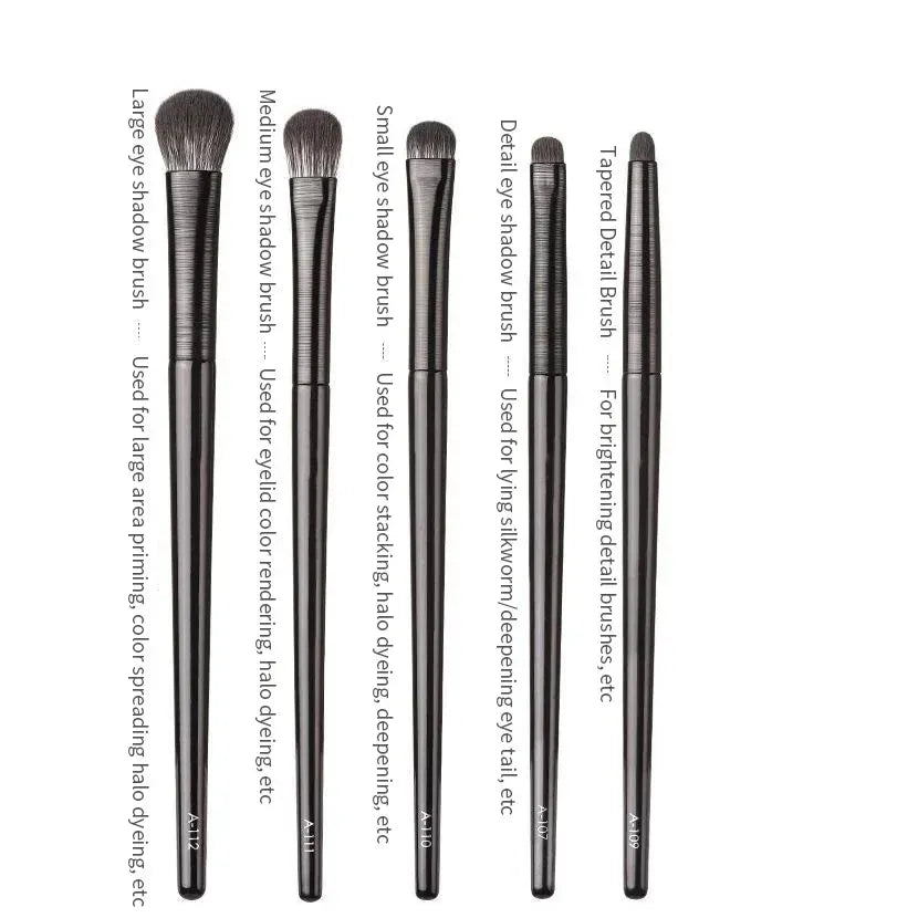 KissICON 5PCS Eye Makeup Brushes Six Piece Wool Fiber Blending