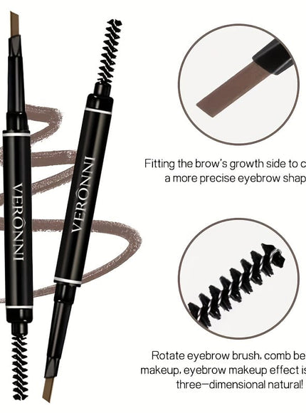 KissICON 5pcs Eye Makeup Set 5piece Eyeshadow Kit Mascara Liner Pencil