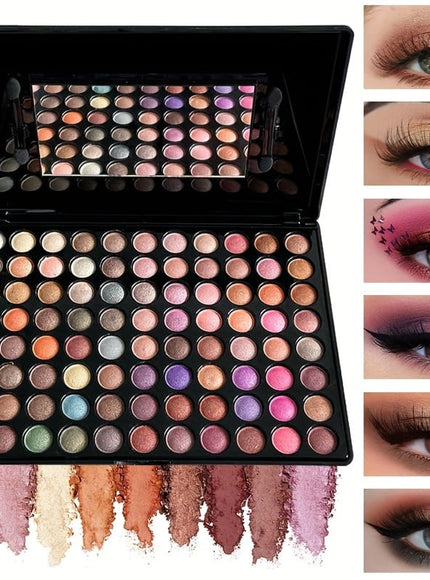 KissICON 5pcs Eye Makeup Set 5piece Eyeshadow Kit Mascara Liner Pencil