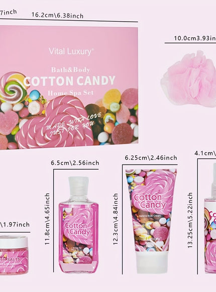 KissICON 5pcs [KissIcon] Candy Scent Bath Set - Luxurious 5pc