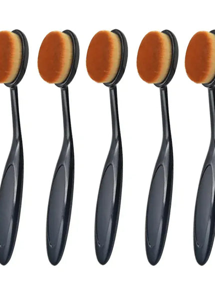 KissICON 5pcs KissIcon Foundation Brush Toothbrush Shape - Even Finish