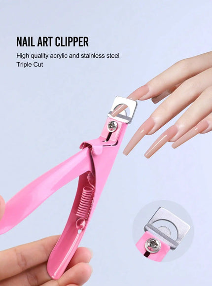KissICON 5pcs Set KissIcon Nail Clippers 5 in 1 Kit Glass