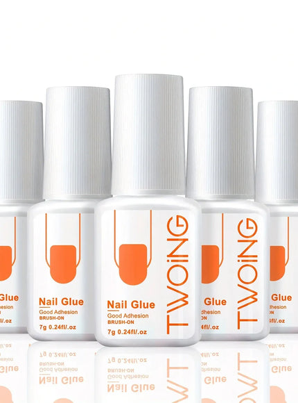 KissICON 5pcs Super Strong Nail Glue 7G For False Nails