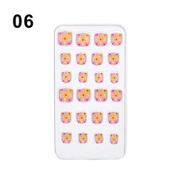 KissICON 6 💋 Child False Nails 24Pcs Box - Easy