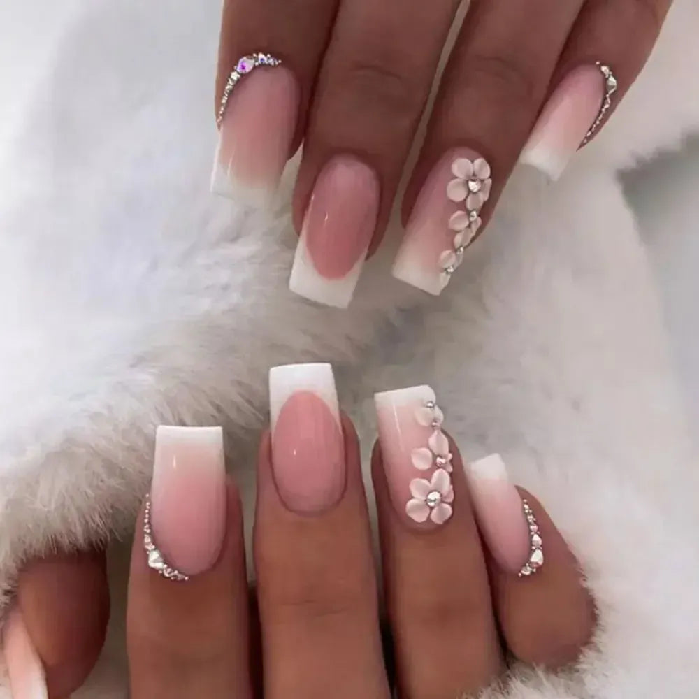 KissICON 6 KissIcon 24Pcs Square False Nails Full Cover -