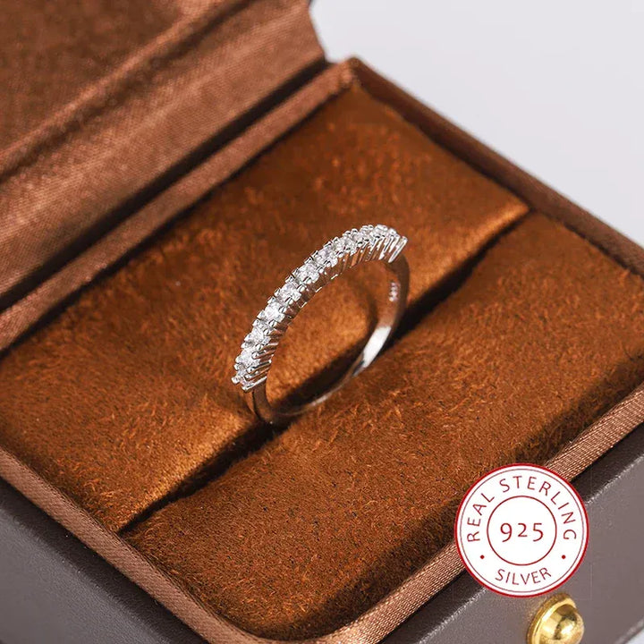 KissIcon 925 Silver Plated Ring - Shiny AAAA Zircon
