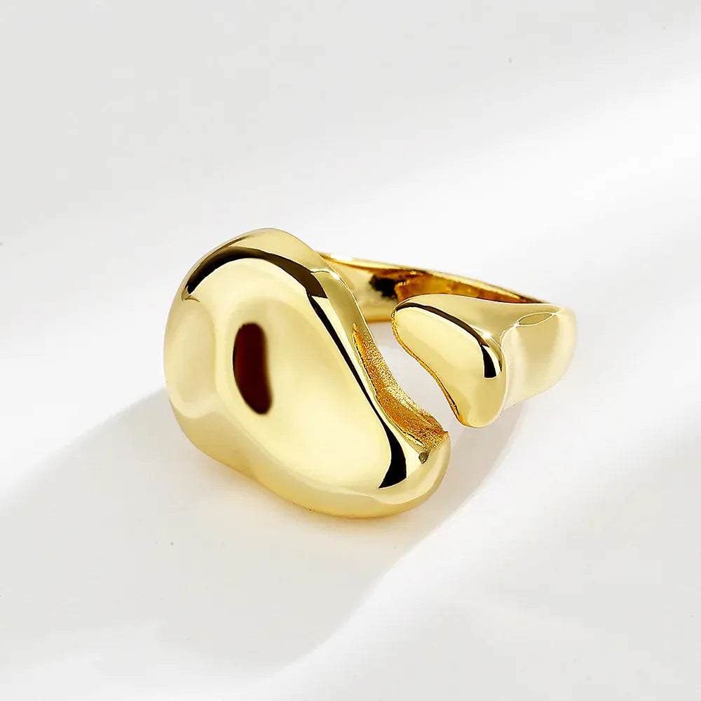 KissICON 6 Kissicon Colorful Drip Glaze Ring – Adjustable Gold