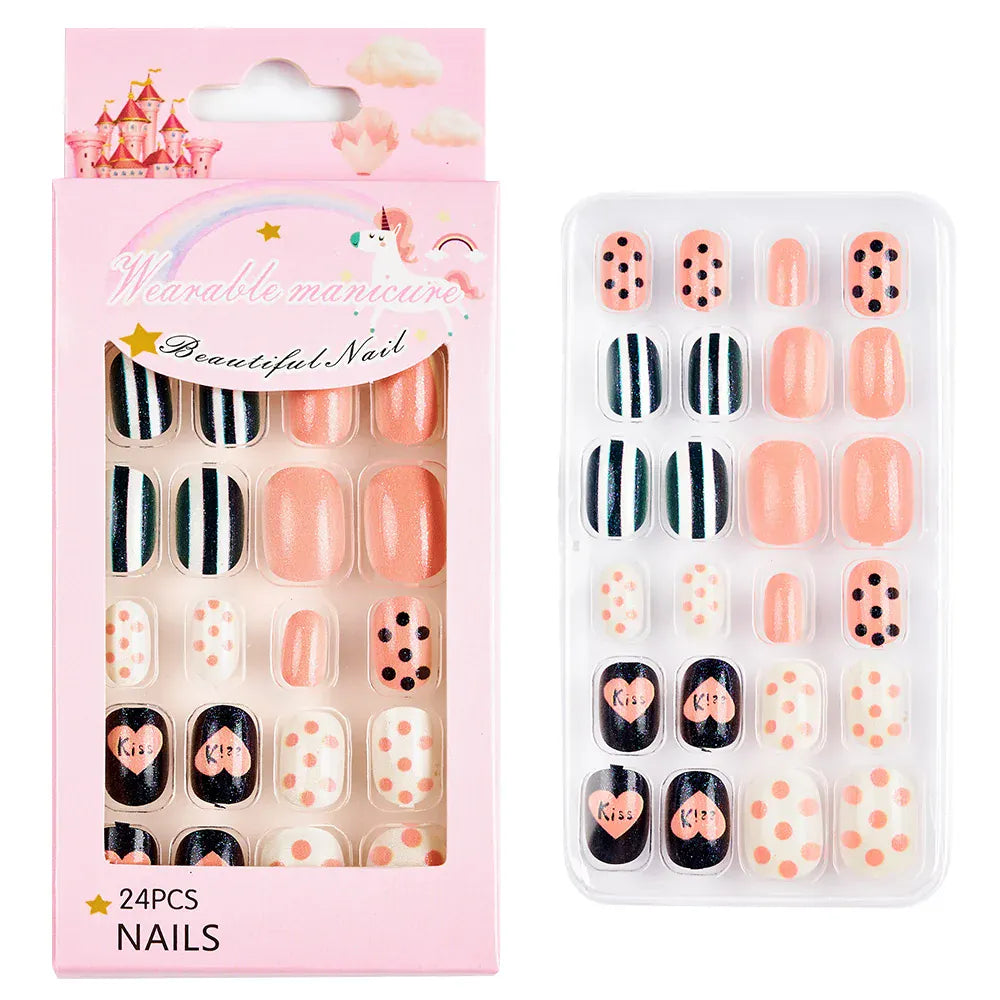 KissICON 6 KissIcon Kids Cartoon Nail Tips - Detachable Press