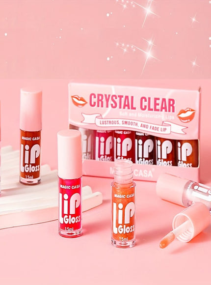 KissICON 6 lip balms 6pcs Plumping Gloss Hydrate Nourish Smooth