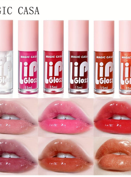 KissICON 6 lip balms 6pcs Plumping Gloss Hydrate Nourish Smooth