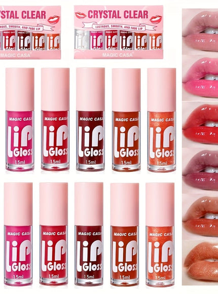 KissICON 6 lip balms 6pcs Plumping Gloss Hydrate Nourish Smooth