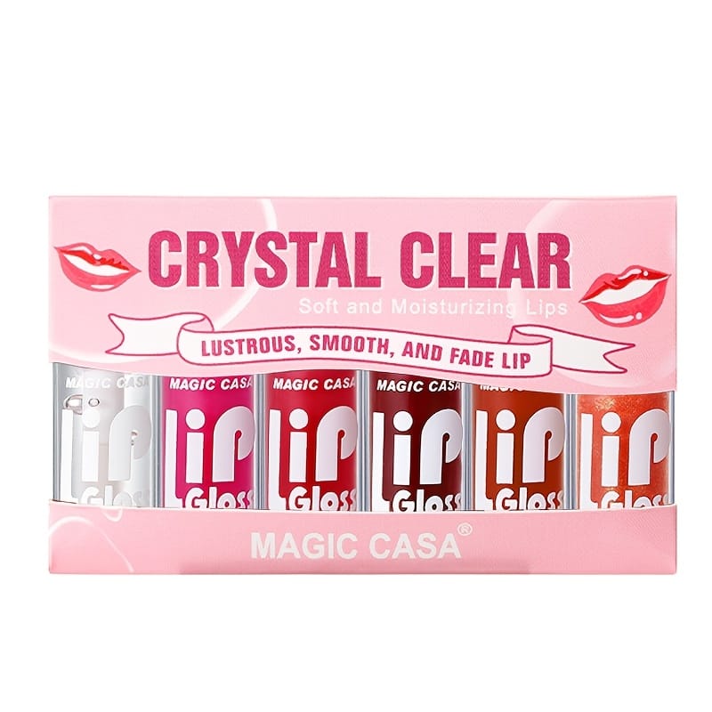 KissICON 6 lip balms 6pcs Plumping Gloss Hydrate Nourish Smooth