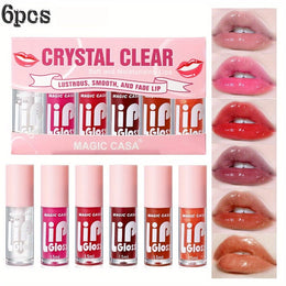 KissICON 6 lip balms 6pcs Plumping Gloss Hydrate Nourish Smooth