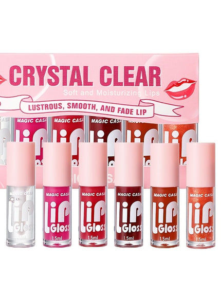 KissICON 6 lip balms 6pcs Plumping Gloss Hydrate Nourish Smooth