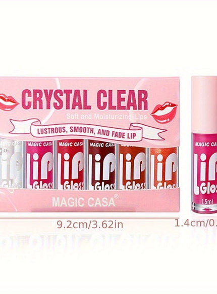 KissICON 6 lip balms 6pcs Plumping Gloss Hydrate Nourish Smooth
