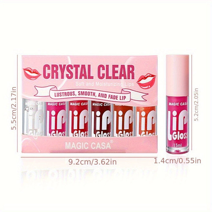 6pcs Plumping Gloss Hydrate Nourish Smooth