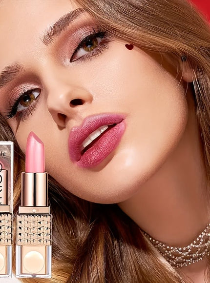 KissICON 6 pearlescent lipsticks 6pc Velvet Gloss Pearl Shine Longlasting