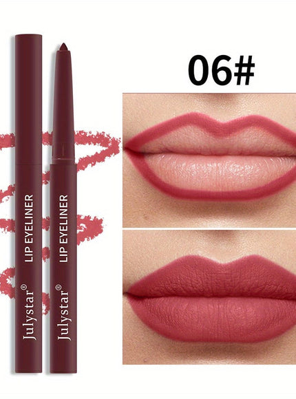 KissICON 6 Sets KissIcon Lip Pencil Set - Waterproof Matte Lip