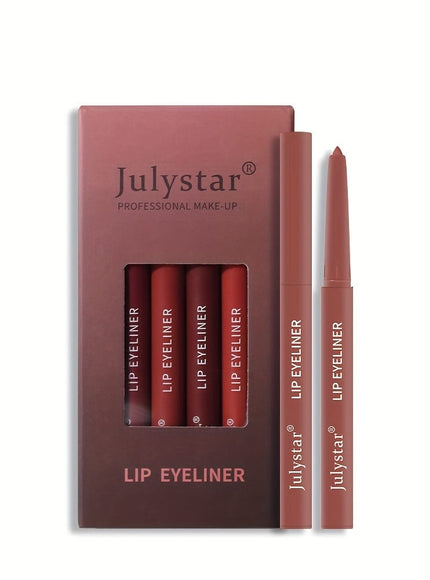 KissICON 6 Sets KissIcon Lip Pencil Set - Waterproof Matte Lip