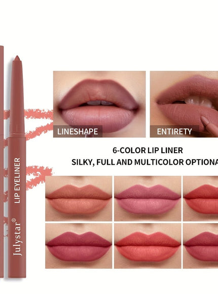 KissICON 6 Sets KissIcon Lip Pencil Set - Waterproof Matte Lip