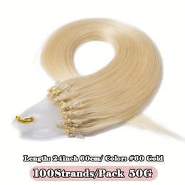 KissICON #60 Golden / 24inch KissIcon Invisible Remy Hair Extensions - Seamless Fit