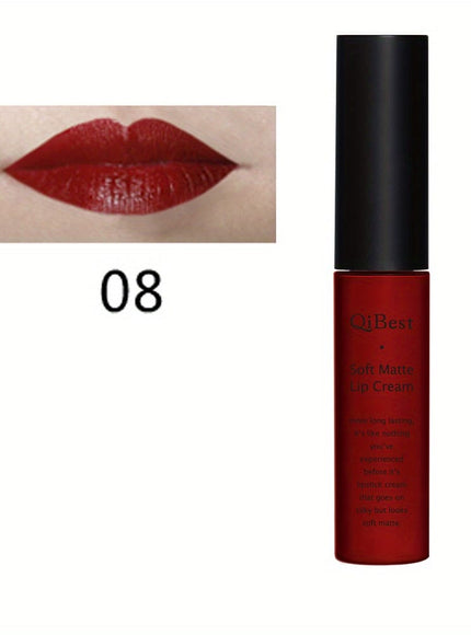 KissICON 608 KissIcon Matte Velvet Lip Glaze Waterproof Lip Gloss
