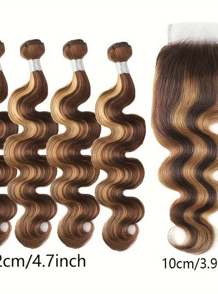 KissIcon Brazilian Remy Body Wave Extensions - Natural