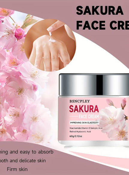 KissICON 60g 💋 Bsncpley Cherry Blossom Hydrating Cream - Hydrates