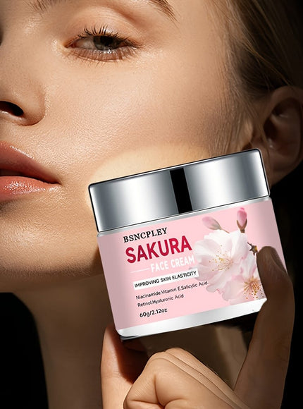 KissICON 60g 💋 Bsncpley Cherry Blossom Hydrating Cream - Hydrates