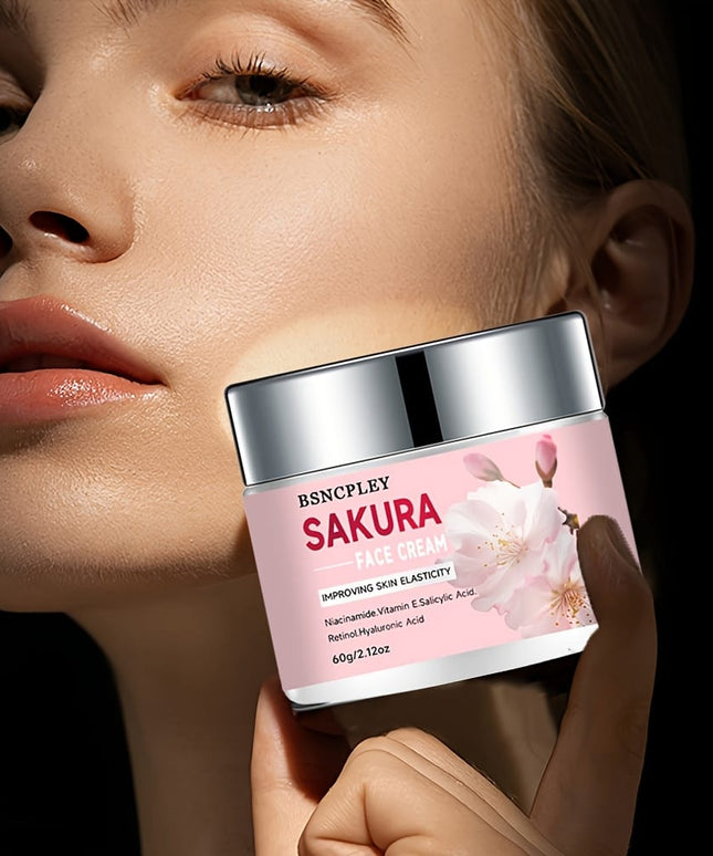 KissICON 60g 💋 Bsncpley Cherry Blossom Hydrating Cream - Hydrates