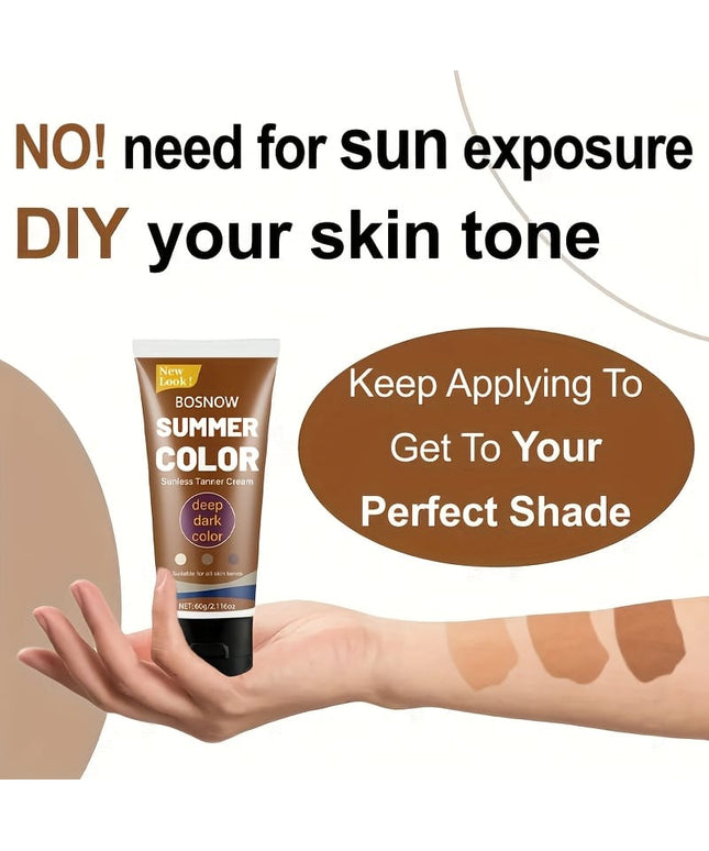 KissICON 60g Natural Glow Selftanner Brighten Moisturize 9day