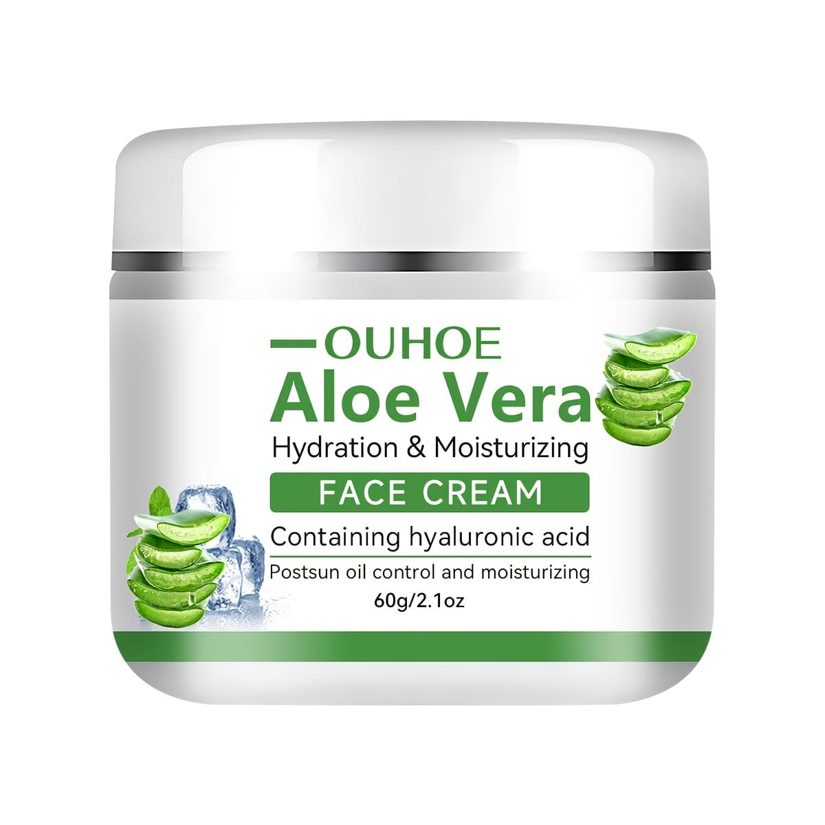 KissICON 60g OUHOE Aloe Vera Cream - Deep Hydration With