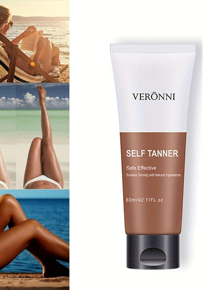 KissICON 60ml Veronni Self Tanning Lotion For Natural Glow Streak