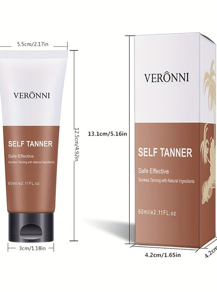 KissICON 60ml Veronni Self Tanning Lotion For Natural Glow Streak