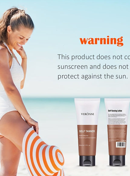 KissICON 60ml Veronni Self Tanning Lotion For Natural Glow Streak