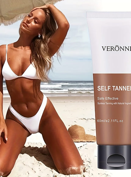 KissICON 60ml Veronni Self Tanning Lotion For Natural Glow Streak