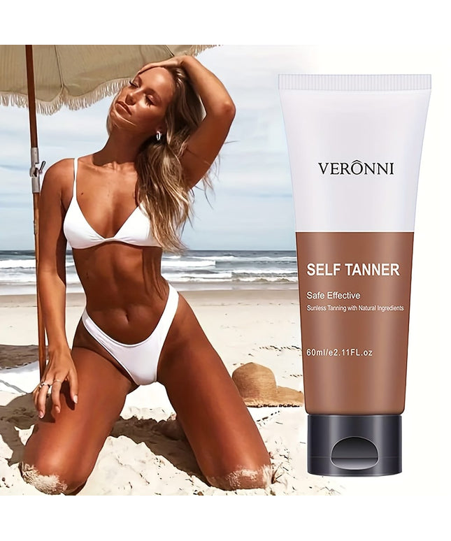 KissICON 60ml Veronni Self Tanning Lotion For Natural Glow Streak