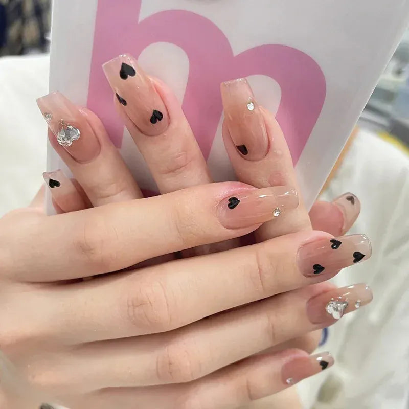 KissICON 61 KissIcon Press On Nails 24Pcs Gel Butterfly -